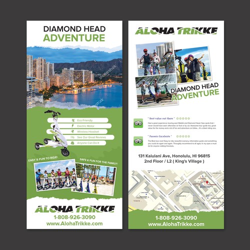 Flyer for aloha trikke