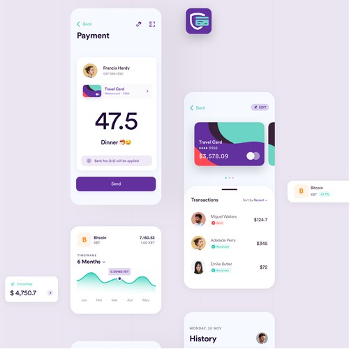 Wallet App - iOS & Android