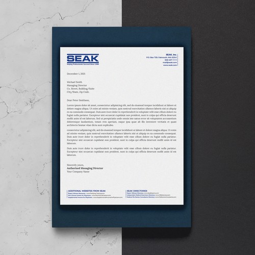 Letterhead design