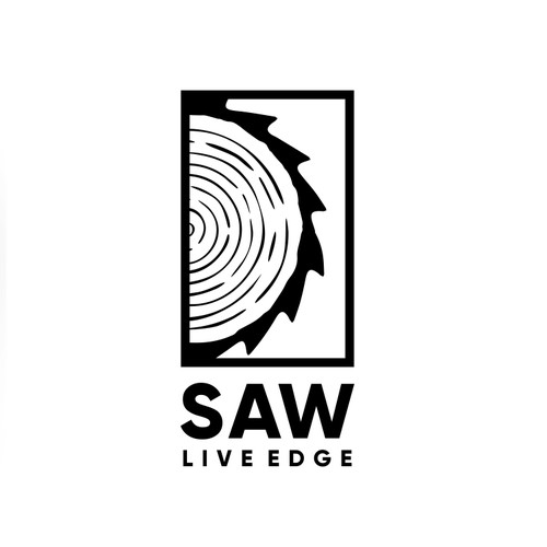 Logo Design for SAW Live Edge - Woodworking Company
