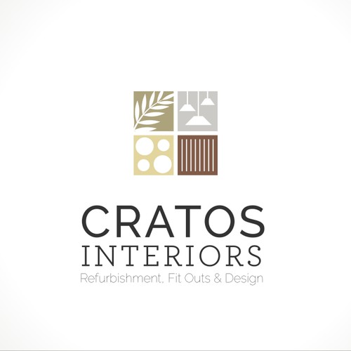 Modern logo for an Interior Design Company