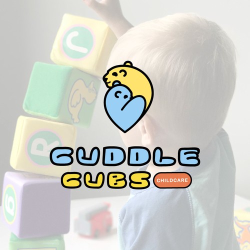 Cute logo for a childcare brand 