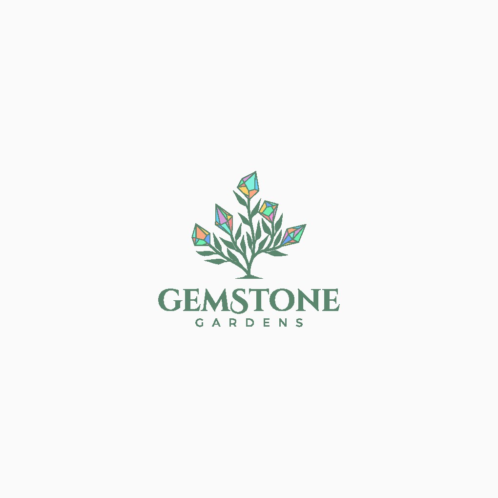 Gemstone Gardens! landscaping company, crystals, rocks, plants