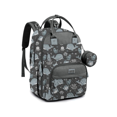 Illustrations for new seamless pattern design for backpack