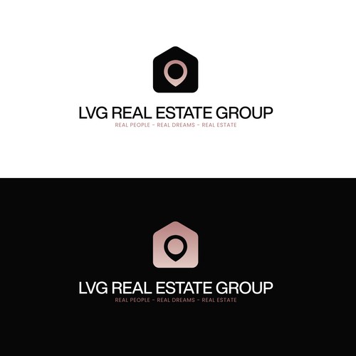 LVG Real Estate Group Logo concept