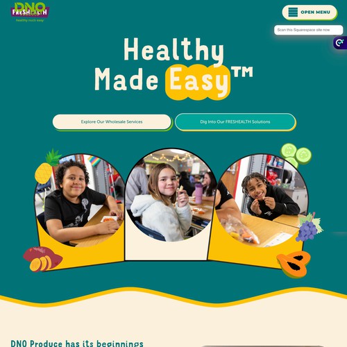 DNO Fresh Health Produce Design