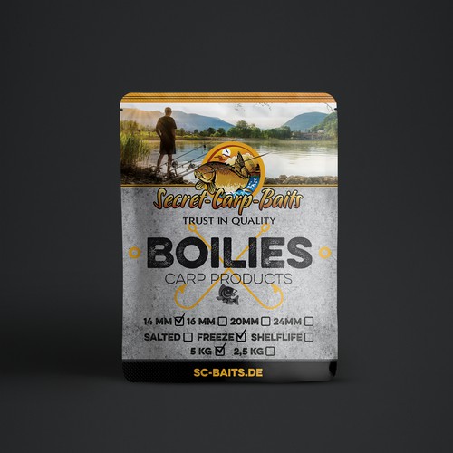 Label for Boilies