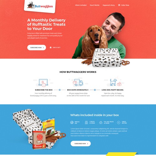 Pets food subscription business