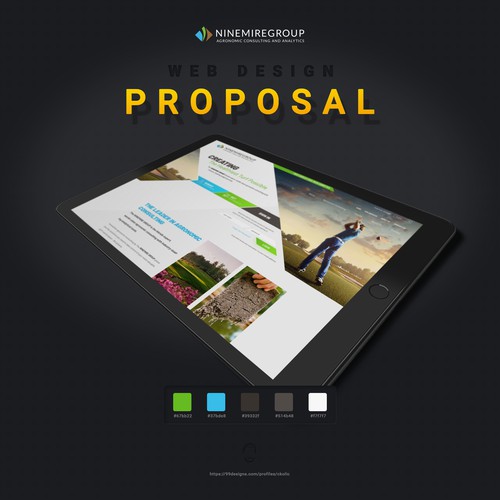 Ninemire Group Homepage Design