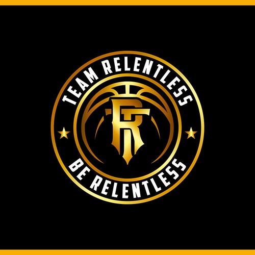 Basketball Logo for 'Team Relentless'