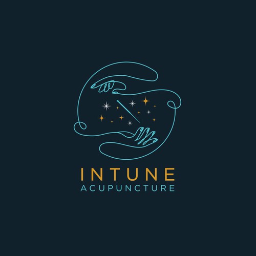 Intune Acupuncture Logo Design