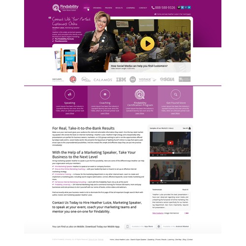 Findability Consulting New Wordpress Site.