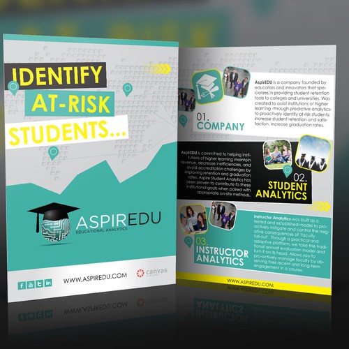 AspirEDU needs a new postcard or flyer