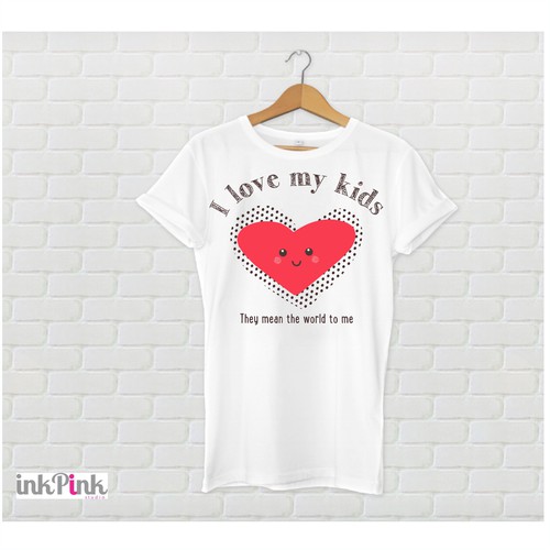 Cool & Funny Design For "I love my kids" :) Let's Rock !!!