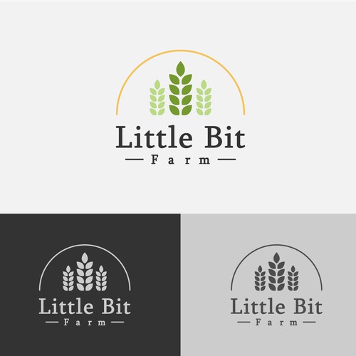 logo concept for Little Bit Farm