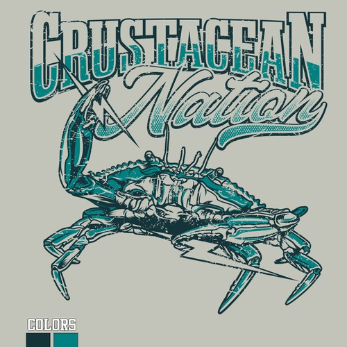 CRUSTACEAN NATION TSHIRT DESIGN