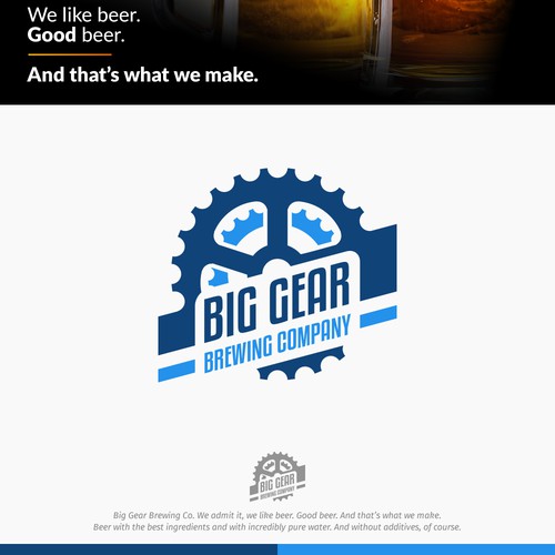 Logo concept for Big Gear Brewing