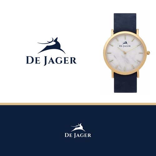 bold logo for De Jager