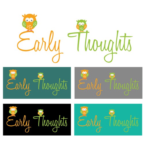 Create an eye catching, instantly recognizable logo for kids brand, Early Thoughts