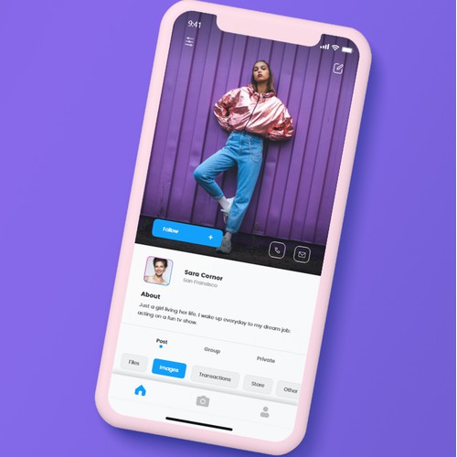Social App Mobile Design