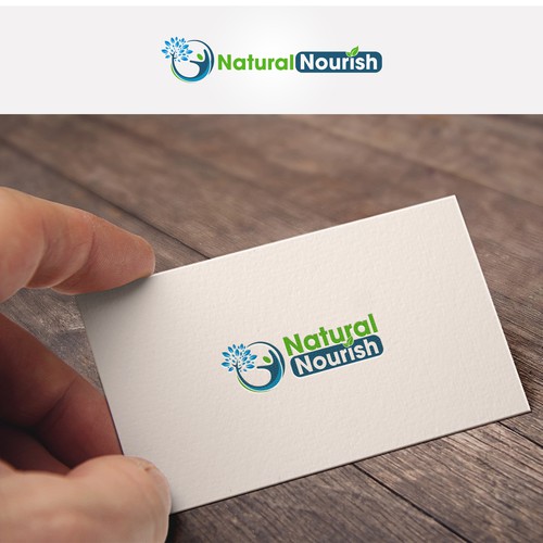 Create a vibrant yet simple logo for vitamin company "NaturalNourish".