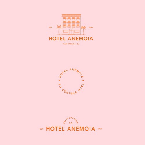 Logo designs for a Hotel.
