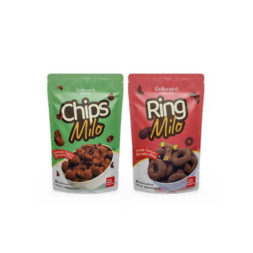 Milo Snack Packaging Design