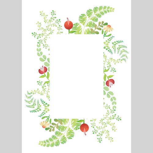 Floral frames