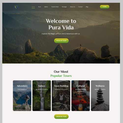 Travel Website Redesign