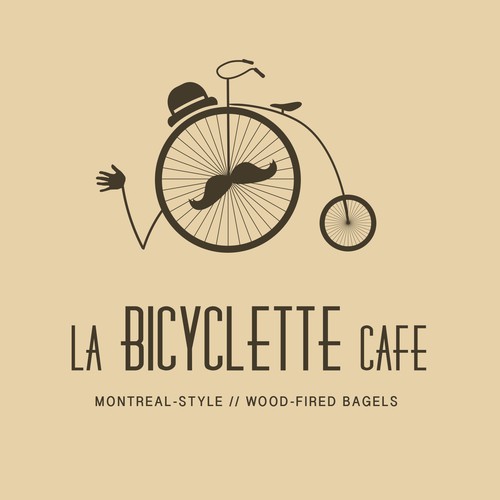 Help la bicyclette cafe with a new logo