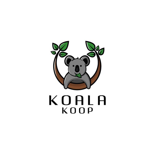 Simple logo for Koala Koop