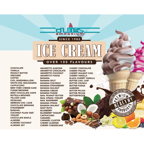 List of Ice Cream Flavors in Style