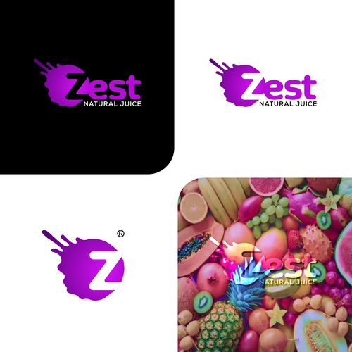 Bold logo for Zest Juice