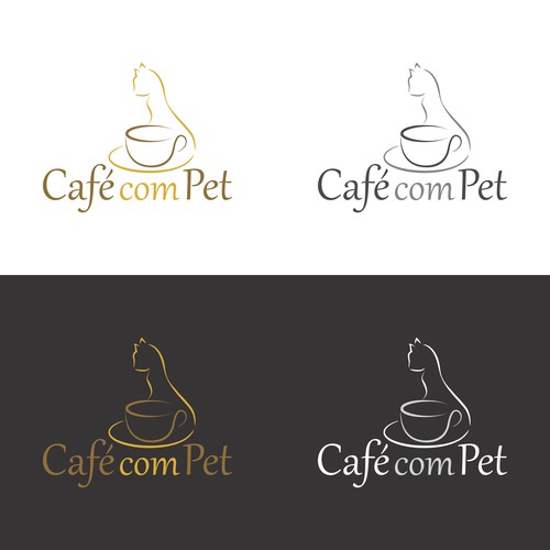 Conceito de Logotipo para Cafeteria