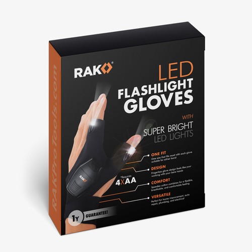 RAK Flashlight Gloves