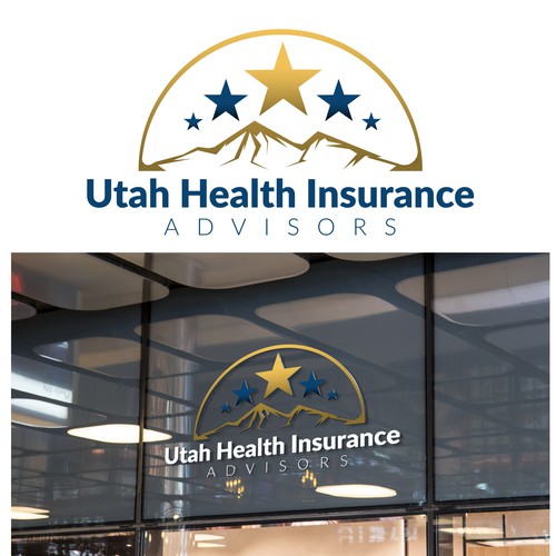 Sleek Logo concept for Utah Health Insurance Advisors