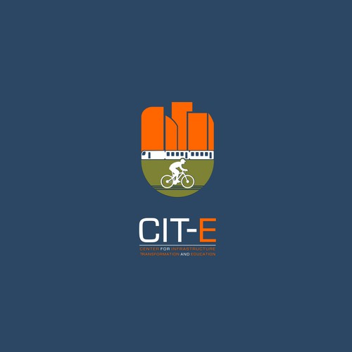 Create a logo for the Center for Infrastructure Transformation and Education (CIT-E)