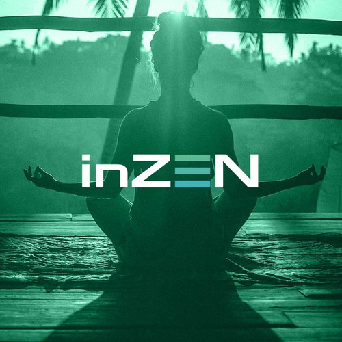 Minimalist Wordmark Design for inZEN, a CBD Vegan Gummy Brand