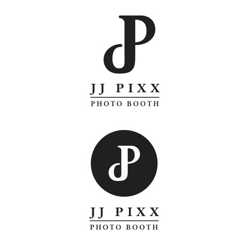 logo monogram initial jj pix photo booth