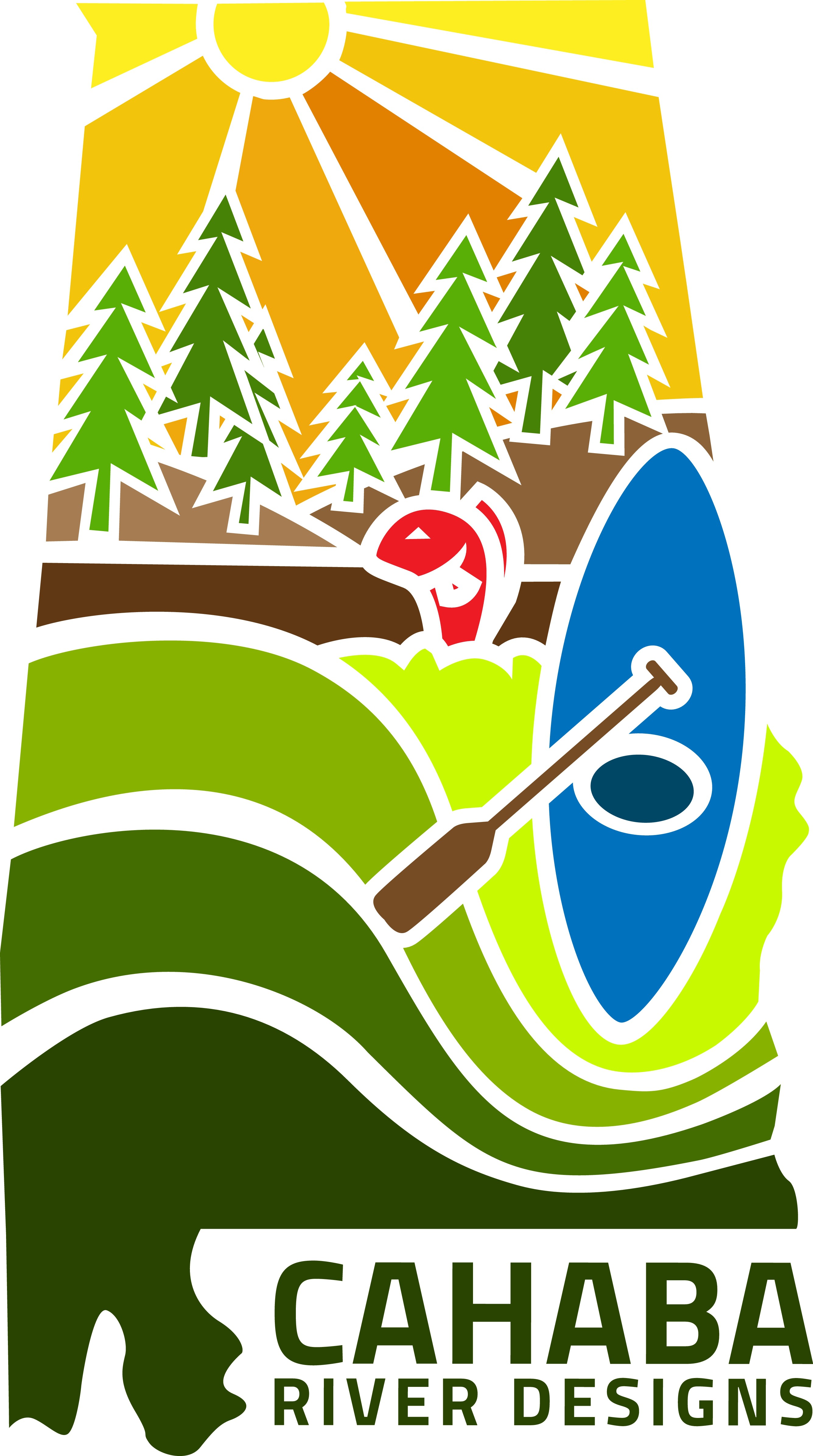 Creating a striking yet simple logo for an upcoming apparel and resource hub for the Cahaba River