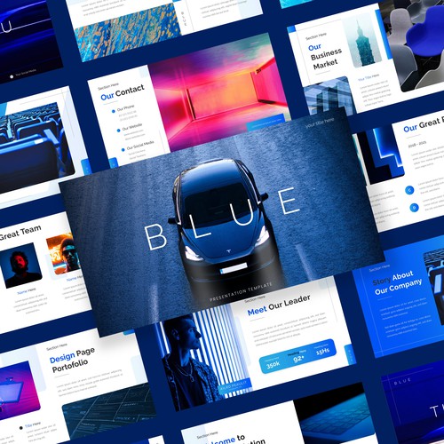 Blue Modern Presentation Template