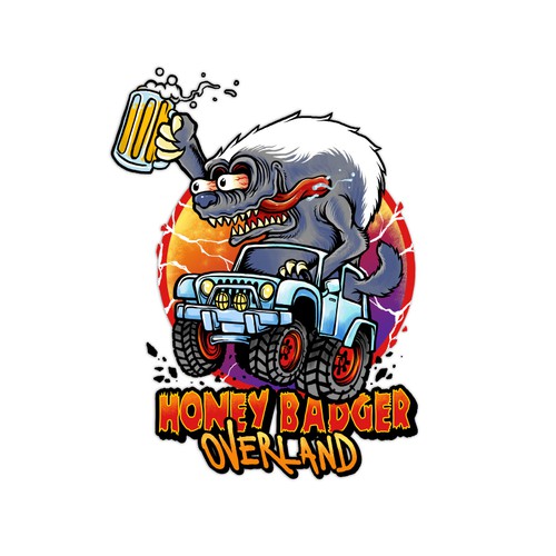 Irreverent Illustration/Logo needed for Honey Badger Overland