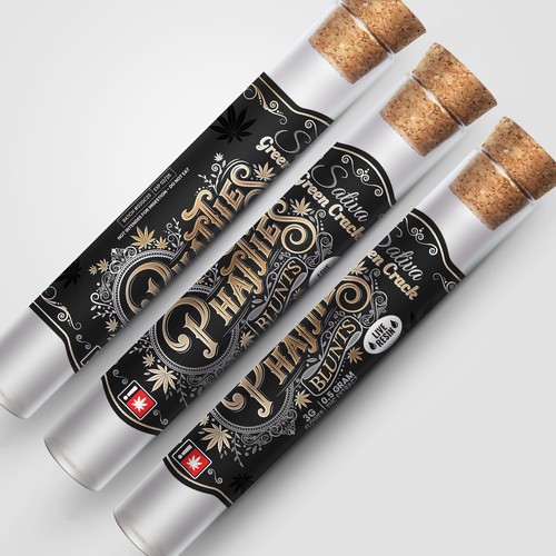 Luxury Label Design for Hemp Cigars