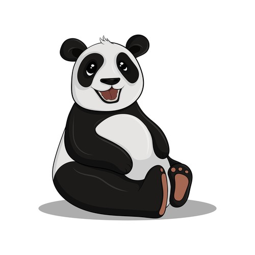  cute panda design