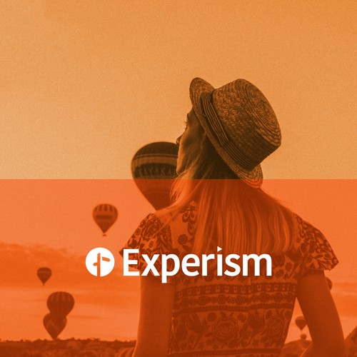 Millennial style travel logo for 'Experism'
