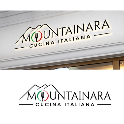 Modern logo for Italian restaurant