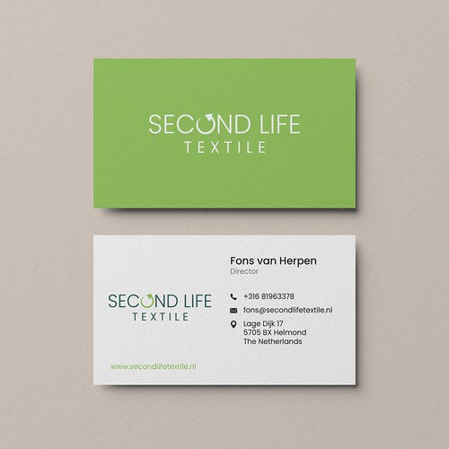 Second Life Textile: Logo and Business Card