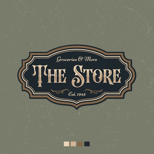 Logo design for a local grocery shop 