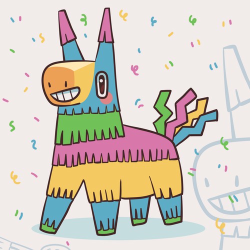 Piñata Mascot Design