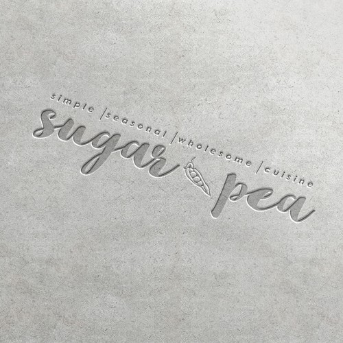 Sugar Pea (logo attempt)